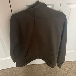 Cozy green sweatshirt